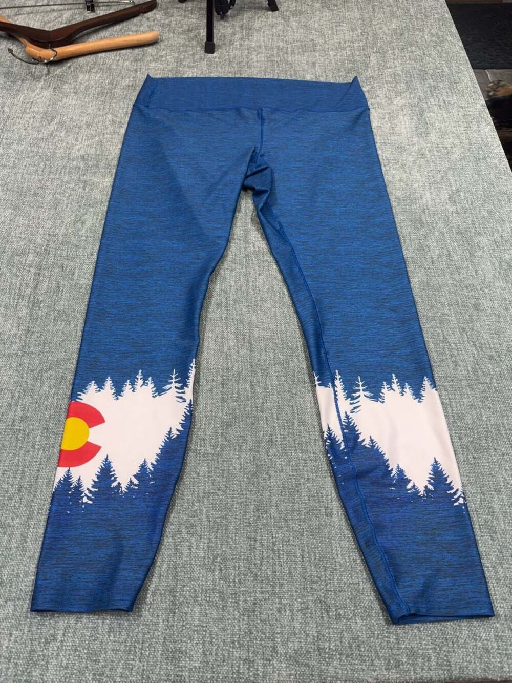 Aksels Colorado Flag Forest Print Leggings XL